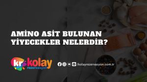 Amino Asit Bulunan Yiyecekler Nelerdir?